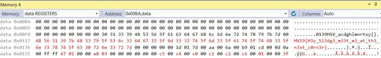 Hackvent 2019 - Day 22 - ReAVR Registers