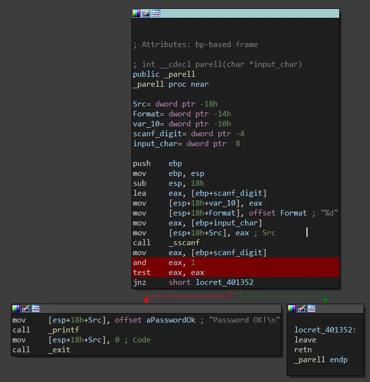 IOLI Crackme 0x05 - IDA - 2