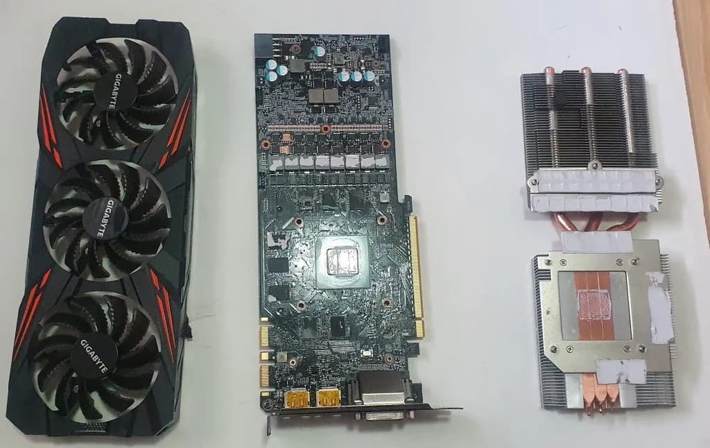 Gigabyte GTX 1080 G1 Gaming Disassembled