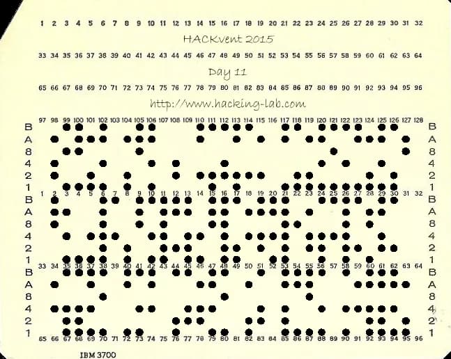 Punch Card