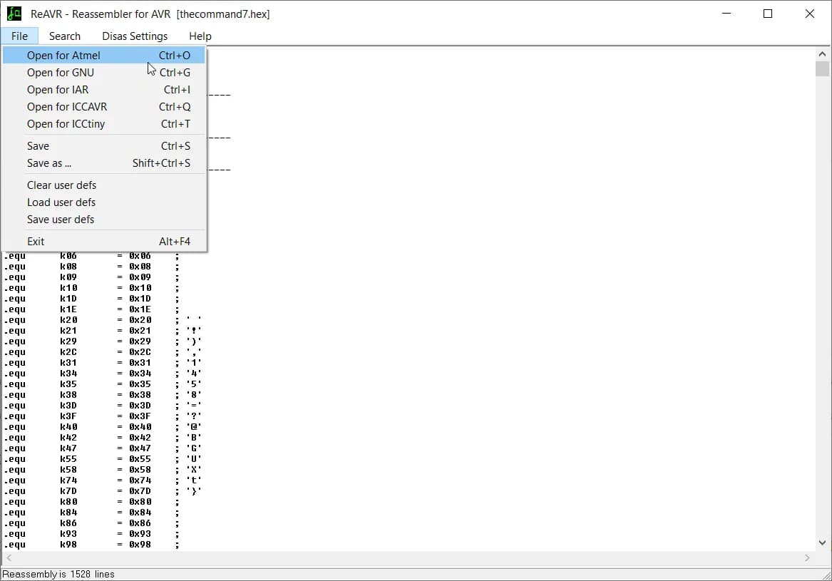 Hackvent 2019 - Day 22 - ReAVR