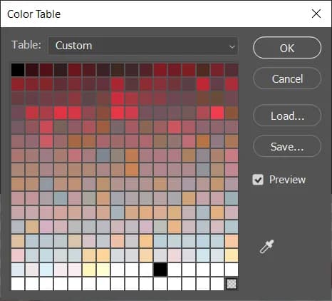 Hackvent 2024 - Day 1 - Photoshop GIF Colour Palette After