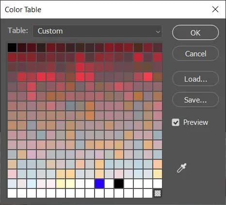 Hackvent 2024 - Day 1 - Photoshop GIF Colour Palette Before
