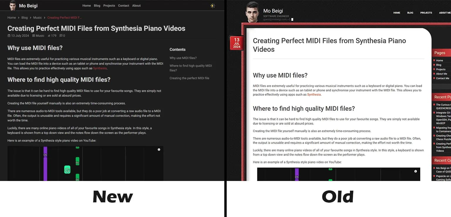 mobeigi.com Side by Side Comparison - Blog Post