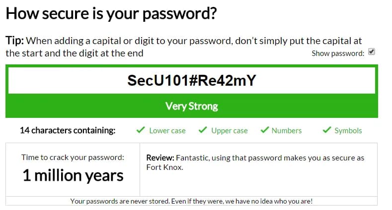 My1login Password Checker