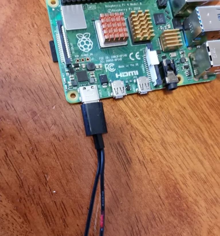 Raspberry Pi Powered by USB Type C
