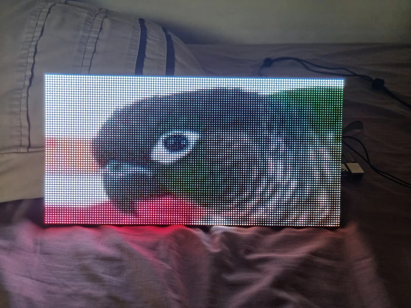 RGB Led Matrix Green Cheek Conure