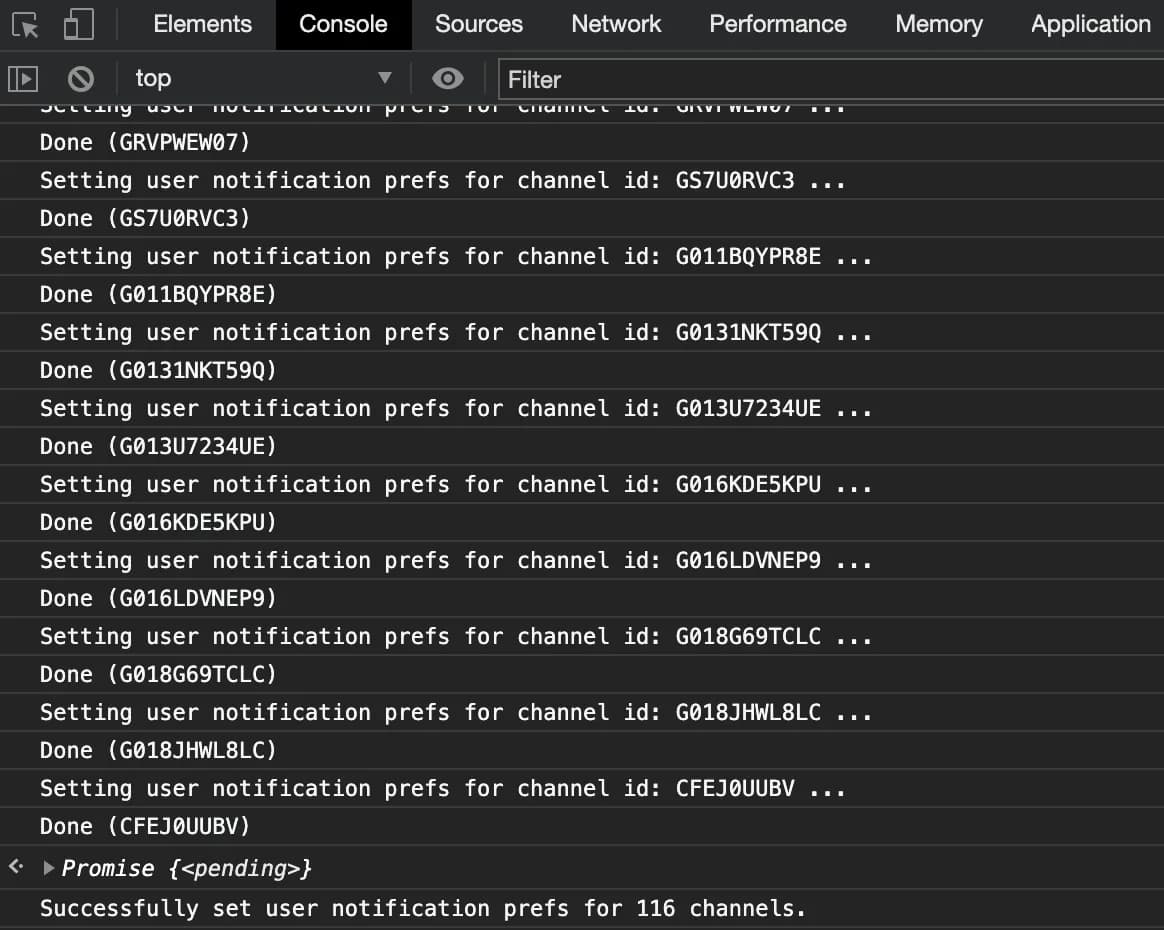 slack_user_noti_pref_bulk_update.js script execution