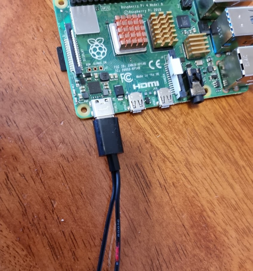 Raspberry Pi Powered by USB Type C