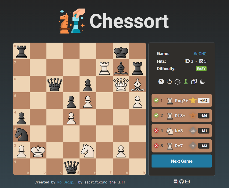 Chessort Game Screenshot