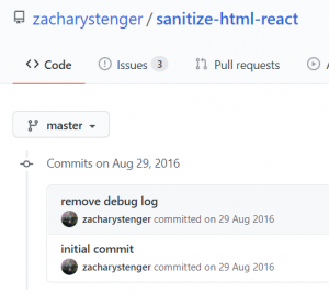 sanitize-html-react Github Repo