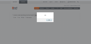 iiNet Search Page XSS